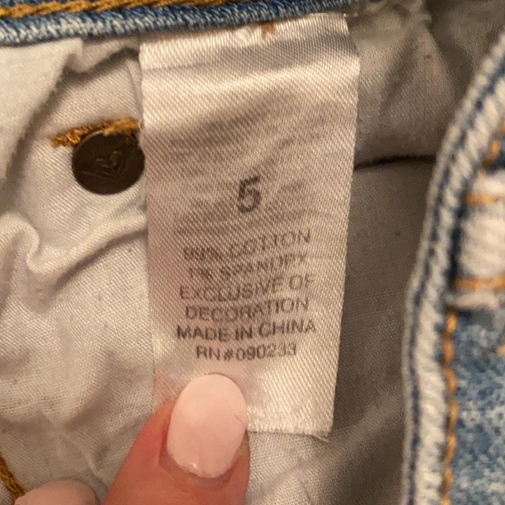 Roxy Lace Jeans Booty Shorts - Picture 5 of 5